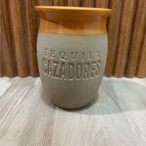 Cazadores Tequila Ceramic Mug with Orange Rim